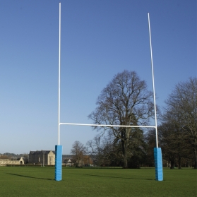 Sabre Academy Socketed Aluminium Rugby Posts - Senior - 10m - Main Image